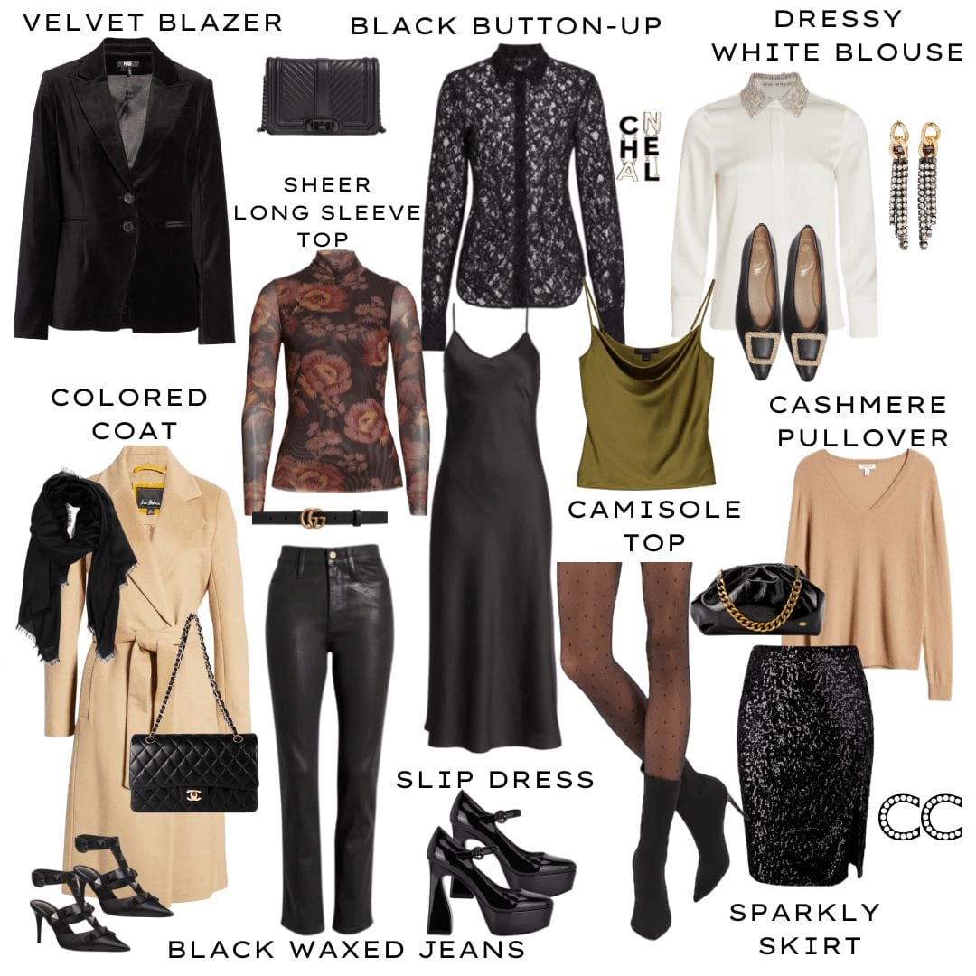 Holiday Capsule Wardrobe | Festive Outfit Formulas - Closet